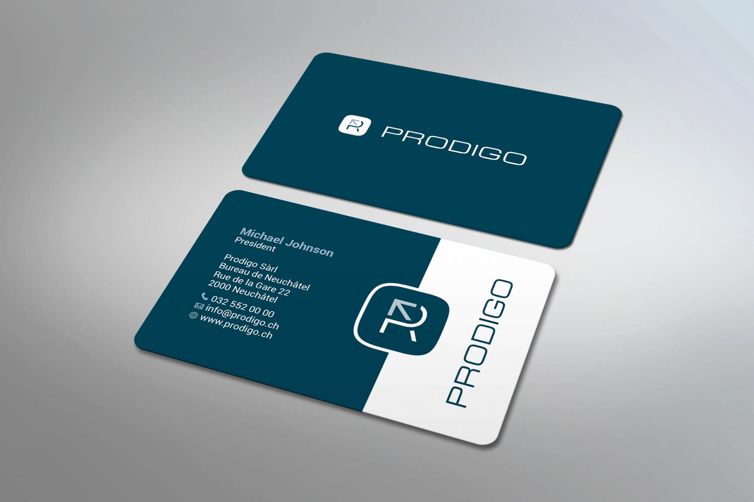 Visitenkarten-Design von MDesign für Prodigo Sàrl | Design #23507832