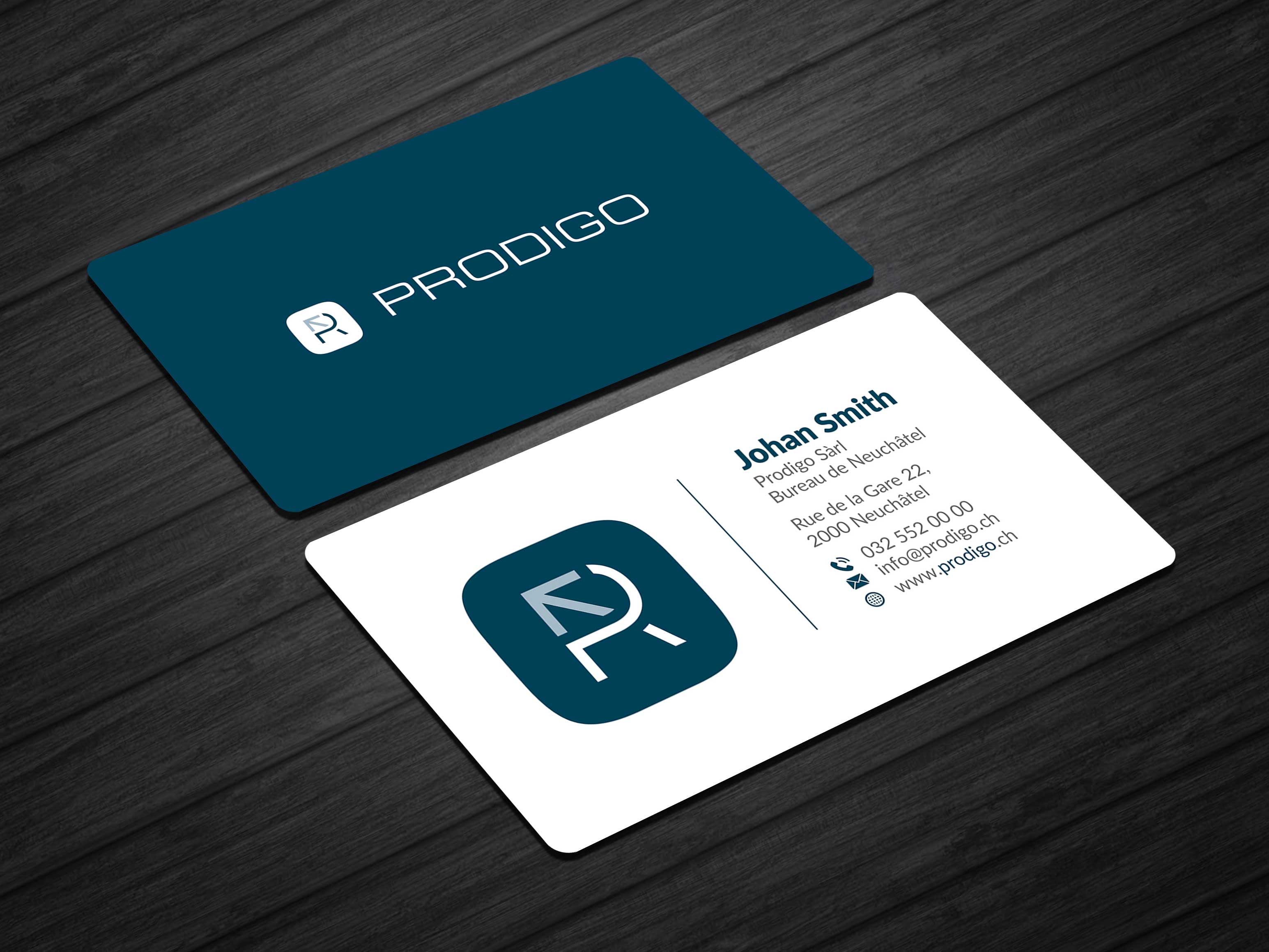 Business Card Design by Musa. A for Prodigo Sàrl | Design #23528740