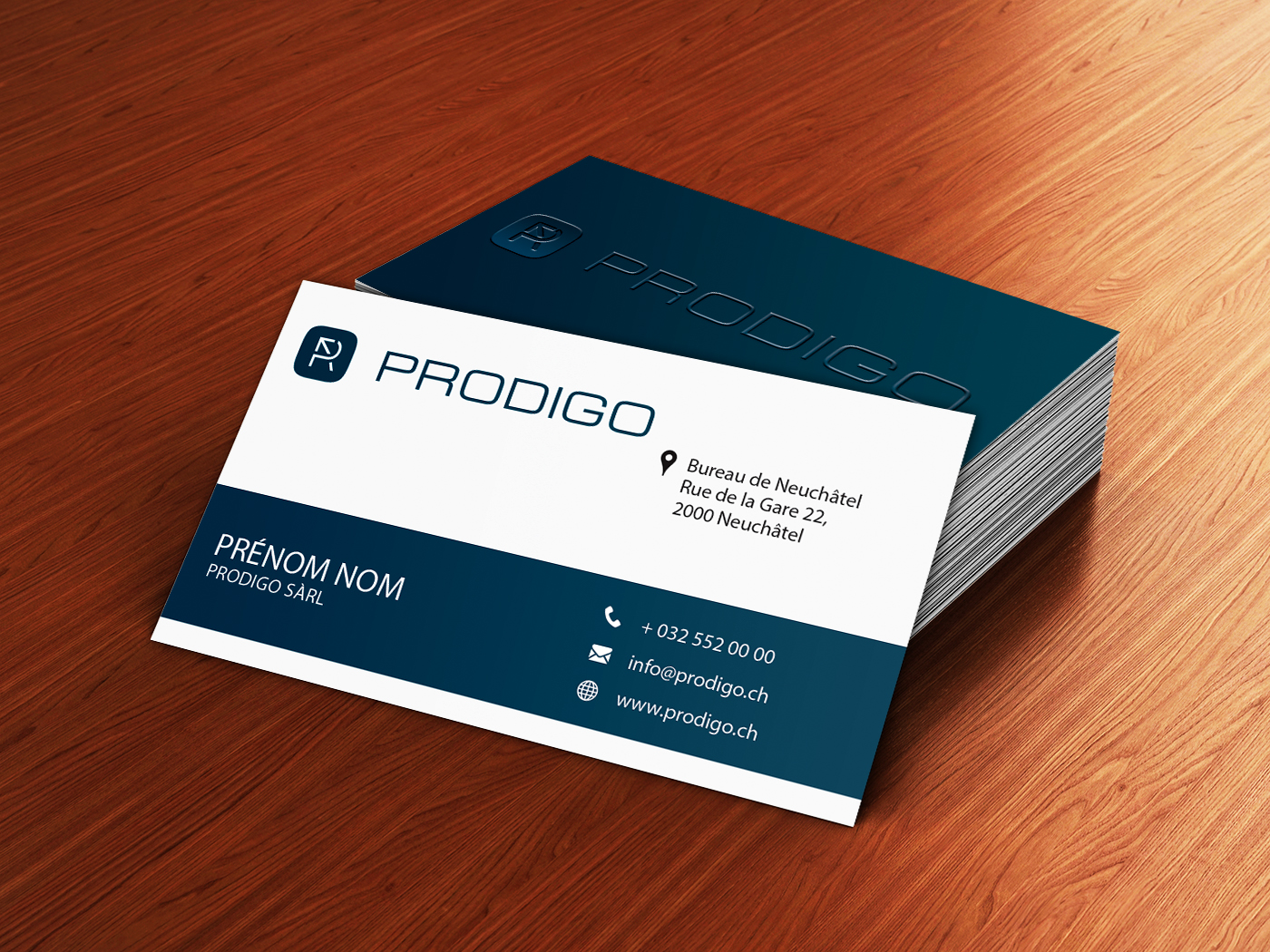 Visitenkarten-Design von Sagarhossain.sm für Prodigo Sàrl | Design #23469104