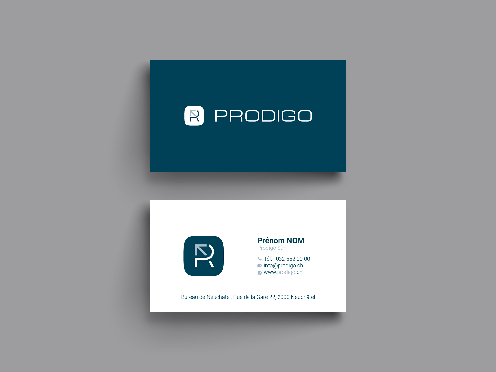 Diseño de Tarjeta de Presentación por Imagine design000 para Prodigo Sàrl | Diseño #23466052