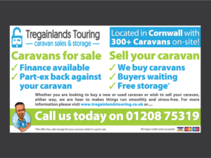 Facebook Advert for caravan storage & Caravan sales products | Diseño de Facebook por GS Grafix