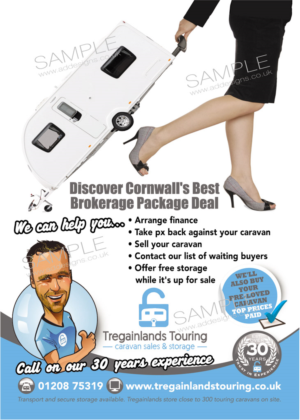 Facebook Advert for caravan storage & Caravan sales products | Diseño de Facebook por the artworks