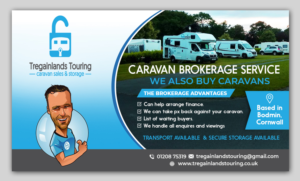 Facebook Advert for caravan storage & Caravan sales products | Diseño de Facebook por TSU Creations