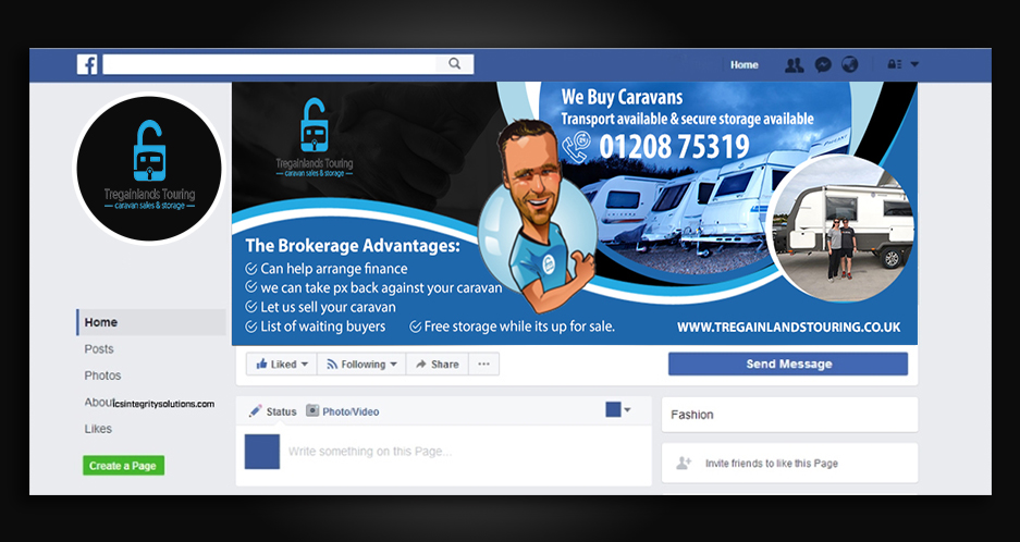 Facebook Design by Imagine design000 for Tregainlands Sales & Services | Design #23477687