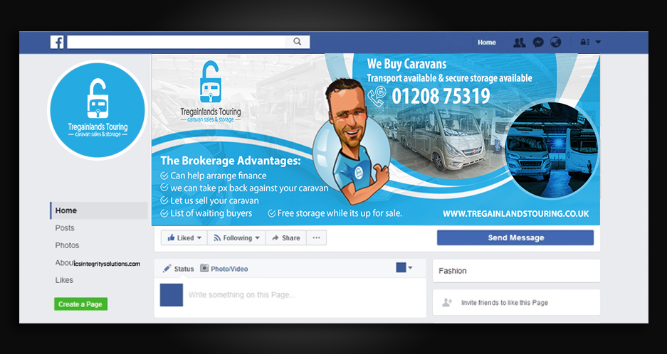 Facebook Design by Imagine design000 for Tregainlands Sales & Services | Design #23480391