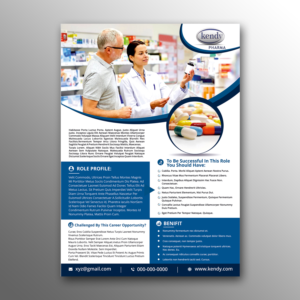 Pharma Business needs a new careers template | Design de Flyer par ecorokerz