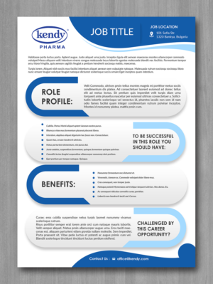 Pharma Business needs a new careers template | Design de Flyer par innovative earth