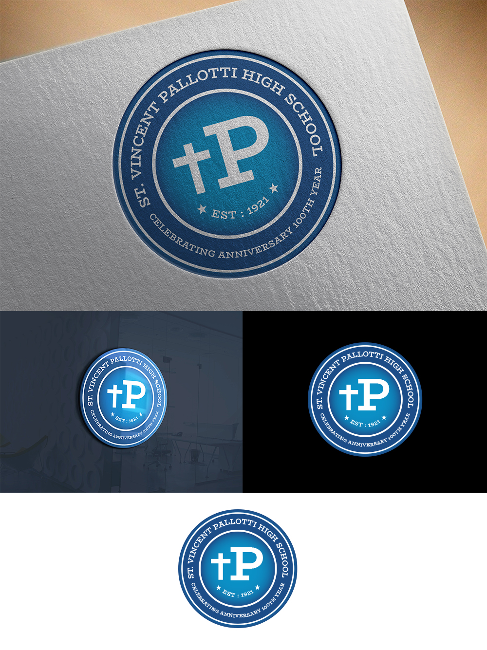 Logo Design by Suchetandesign for St. Vincent Pallotti High School | Design #23483646