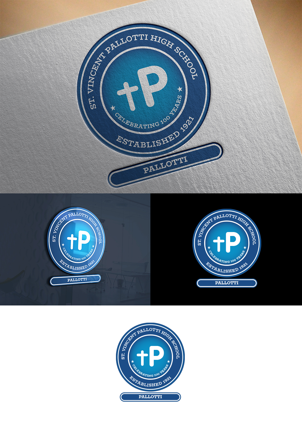Logo Design by Suchetandesign for St. Vincent Pallotti High School | Design #23597100
