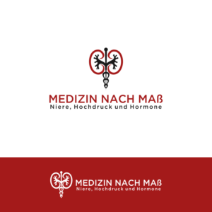Niere, Hochdruck und Hormone Subtitle: Medizin nach Maß | Logo-Design von Rhibas