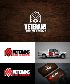 Logo Design by Sergio Coelho for Veterans Framing and Structure Co | Design: #23497788
