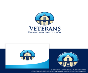 Logo Design by alvinnavarra for Veterans Framing and Structure Co | Design: #23500867