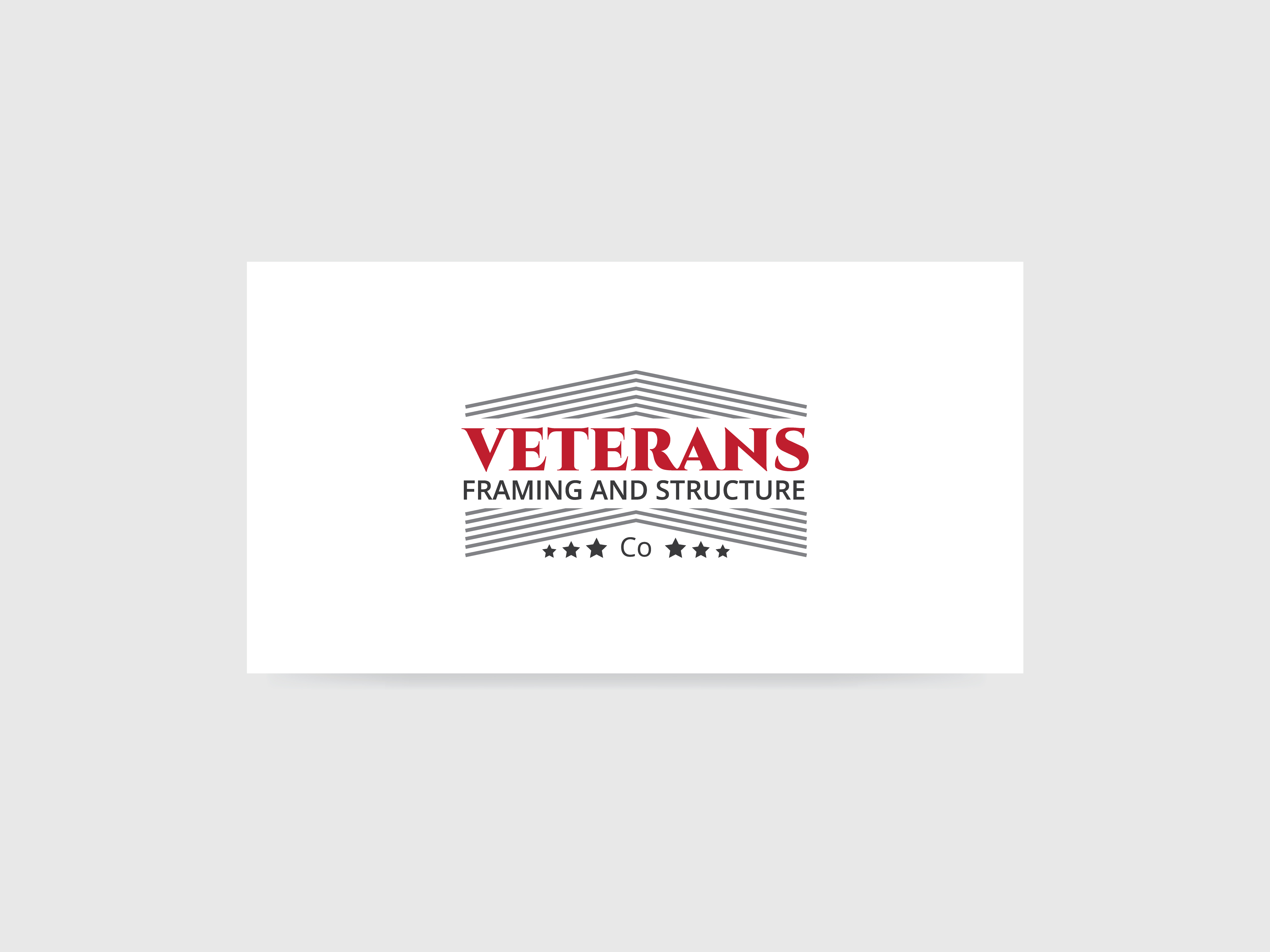 Logo Design by jnh for Veterans Framing and Structure Co | Design #23517011