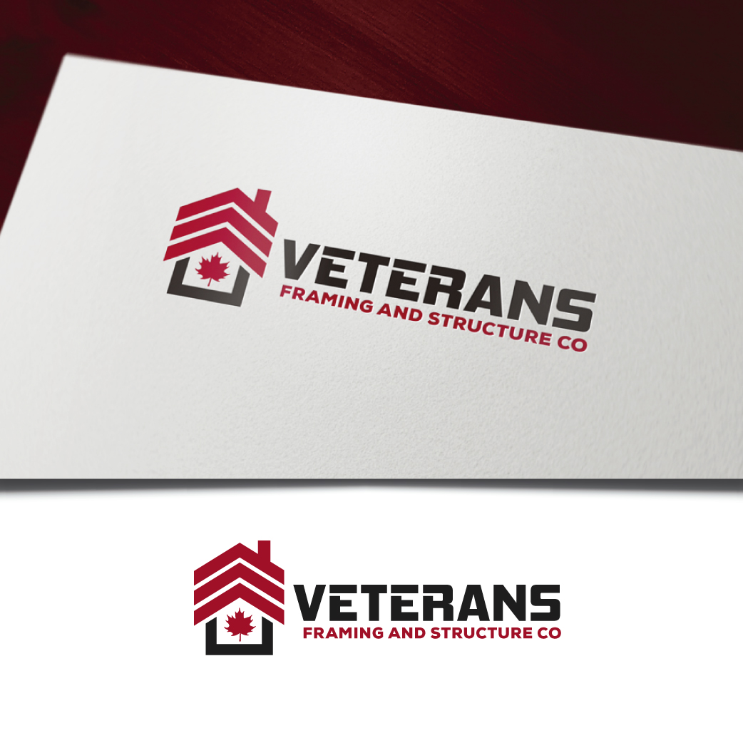 Logo Design by WooW Designs for Veterans Framing and Structure Co | Design #23515578