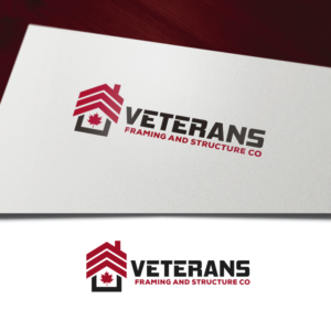 Logo Design by WooW Designs for Veterans Framing and Structure Co | Design: #23515578