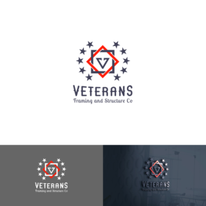 Logo Design by Daizenlineage 2 for Veterans Framing and Structure Co | Design: #23513814
