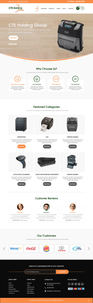 Web Design by pb for CTS Holding Group LLC | Design: #23474082