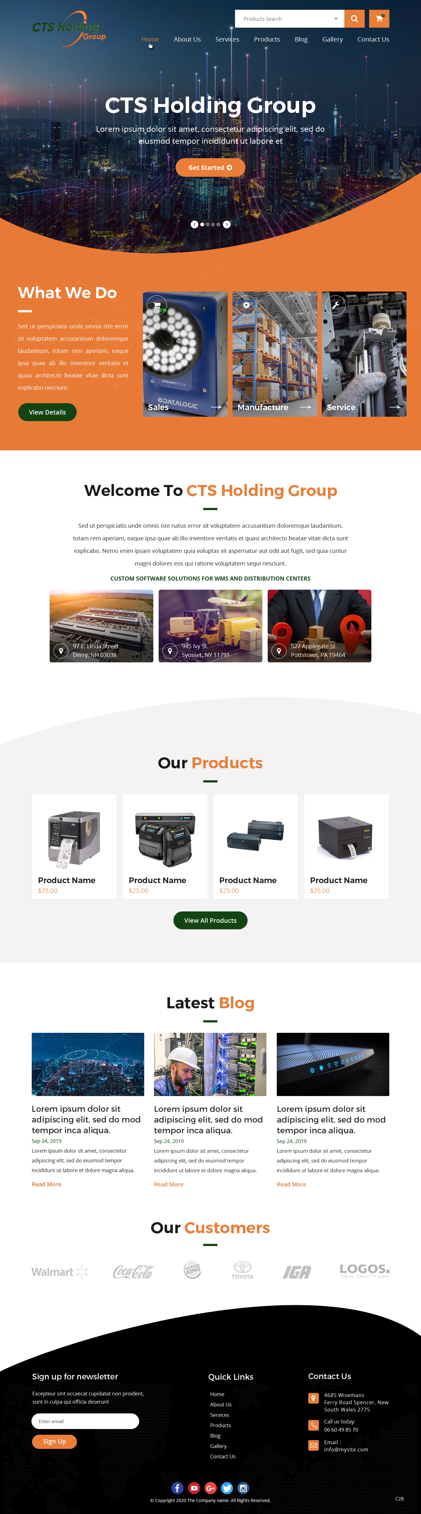 Web-Design von pb für CTS Holding Group LLC | Design #23474083