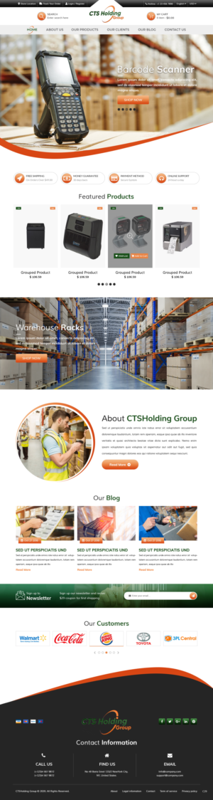 Web Design by pb for CTS Holding Group LLC | Design: #23474102