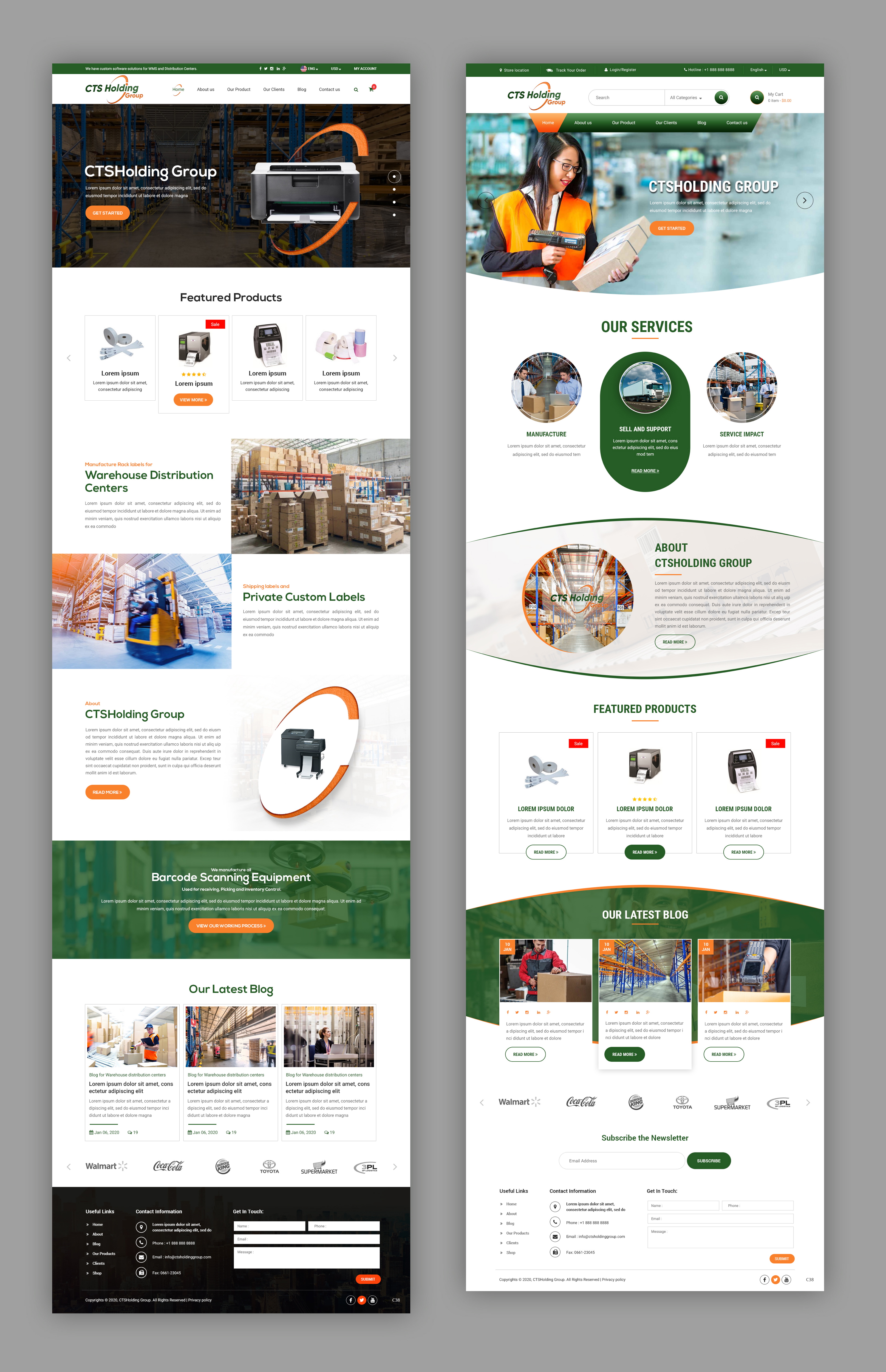 Web Design par pb pour CTS Holding Group LLC | Design #23474103