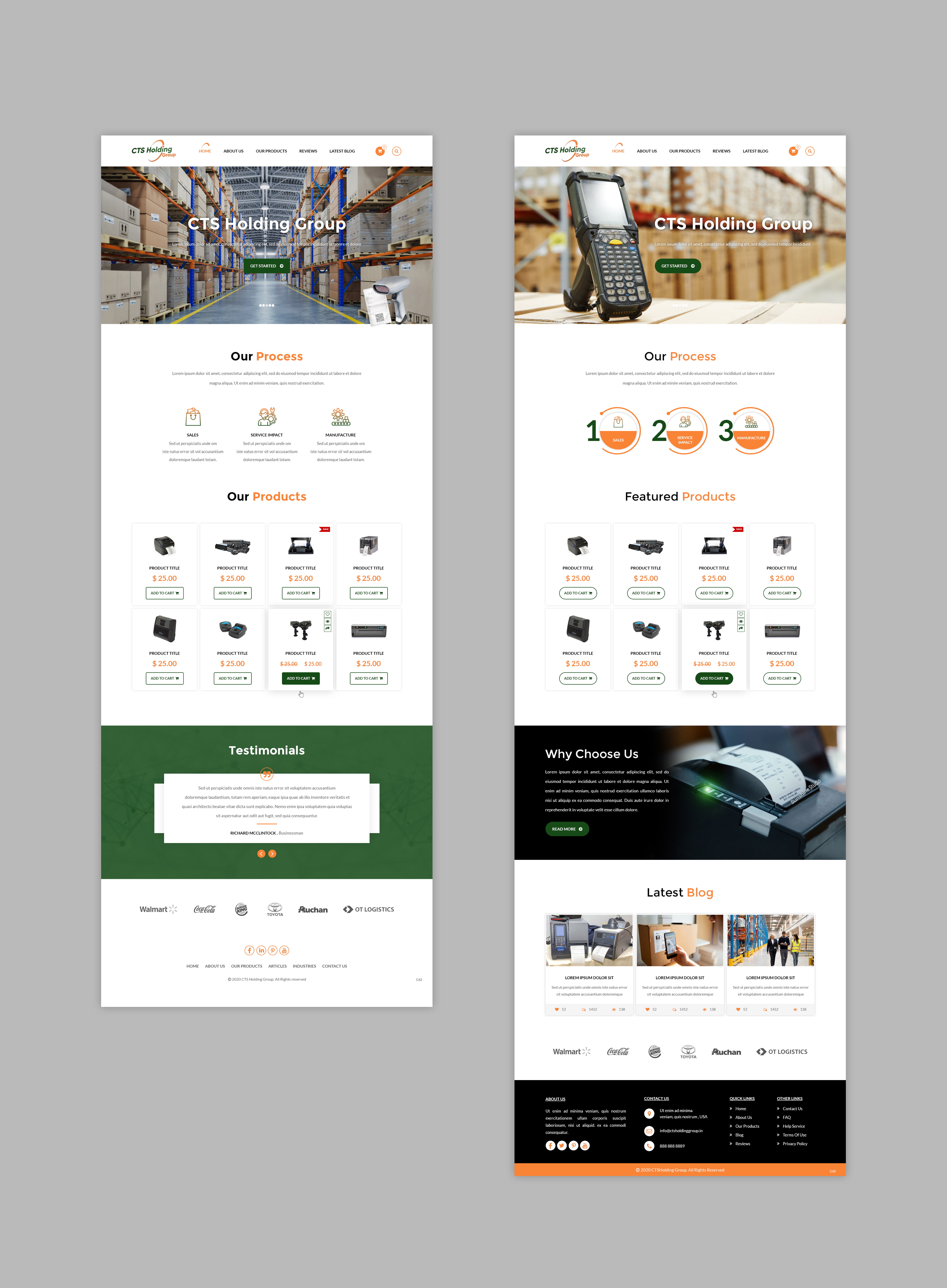 Web Design by pb for CTS Holding Group LLC | Design #23474116