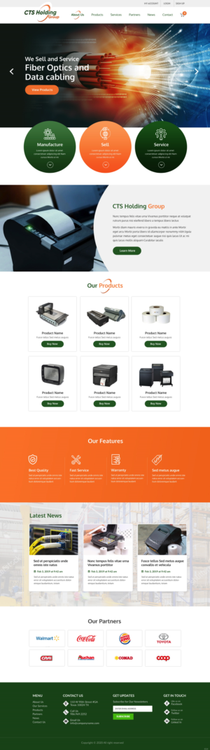 Web Design by pb for CTS Holding Group LLC | Design: #23474117
