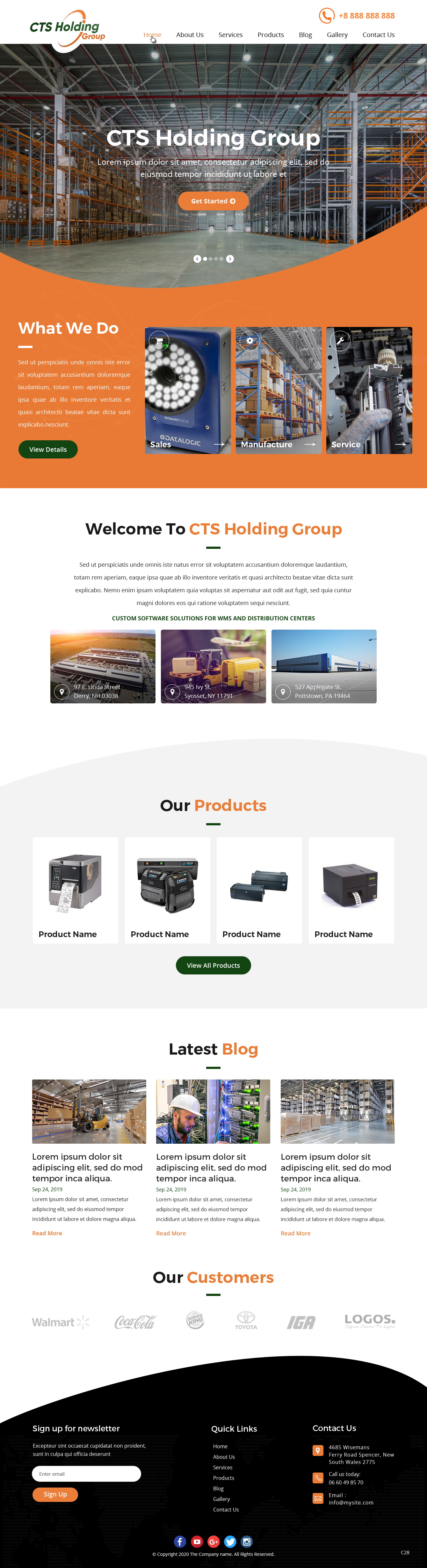Web Design by pb for CTS Holding Group LLC | Design #23483446