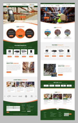 Web Design par pb pour CTS Holding Group LLC | Design : #23483447