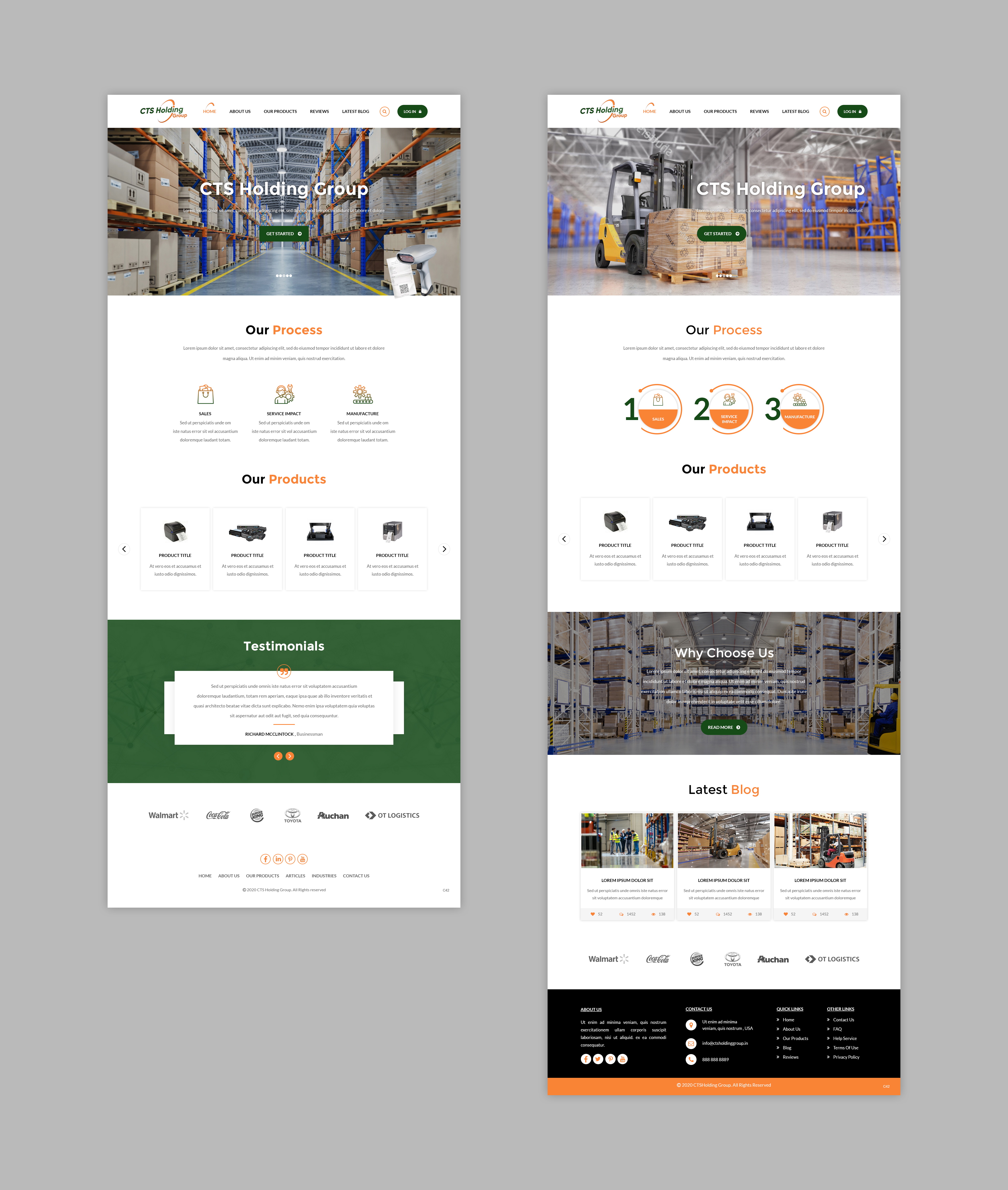 Web Design by pb for CTS Holding Group LLC | Design #23483449