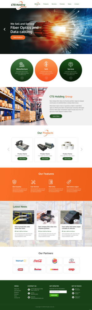 Web Design by pb for CTS Holding Group LLC | Design: #23483455