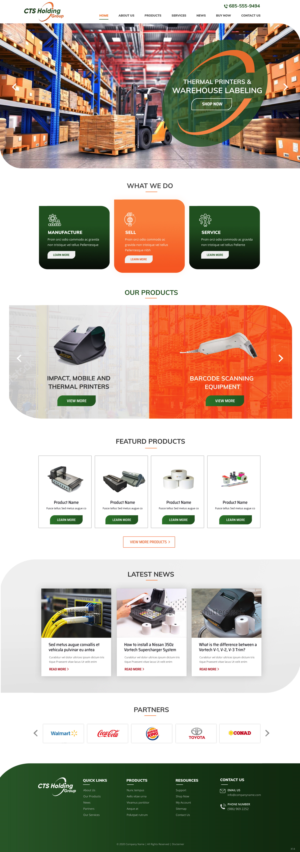 Web Design by pb for CTS Holding Group LLC | Design: #23483456