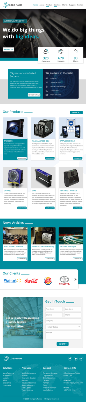 Web Design by Bharanikumars for CTS Holding Group LLC | Design #23523268