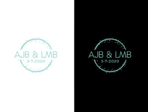 AJB & LMB 7/2/020 (colors turquoise and grey or silver | Logo Design by wonderland