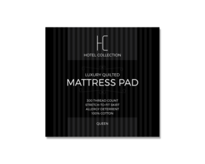 "Hotel Collection" Mattress Pad Packaging | Diseño de Empaque por vpt_creations