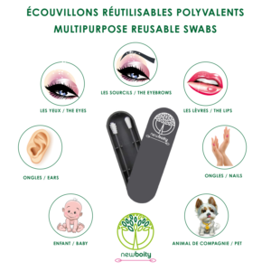 Stick coton silicone need a packaging design and logo and product images