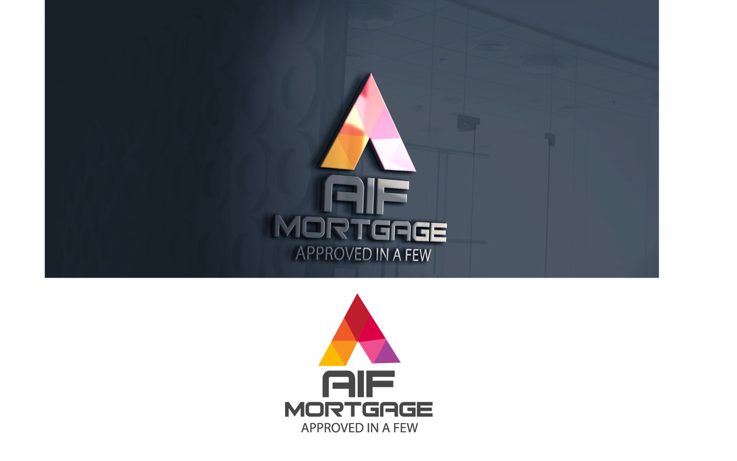 Logo Design by GODDREAMCREATION for AIF Mortgage  | Design #23485178
