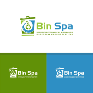 Bin Spa - Residential/Commercial Bin Cleaning & Pressure Washing Services | Logo Design by DesignLima