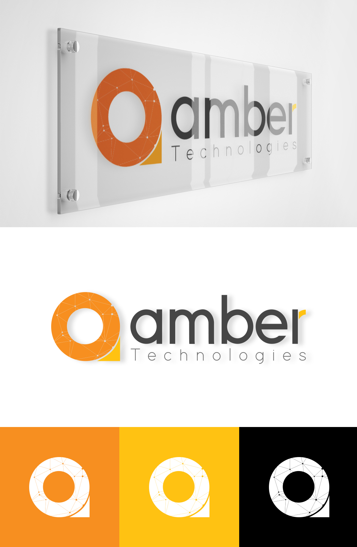 Logo Design by Gexton for Amber Technologies | Design #23476712