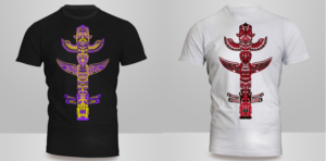 Canadian Totem Pole | T-Shirt-Design von Kero