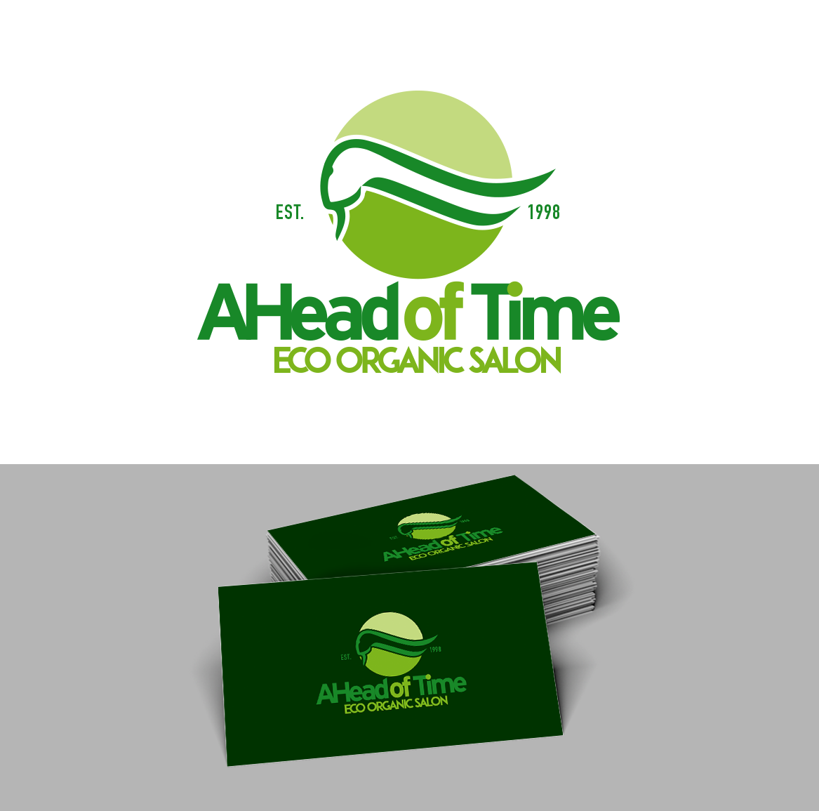 Logo Design by trufya for Ahead Of Time Hair and Beauty | Design #23532315