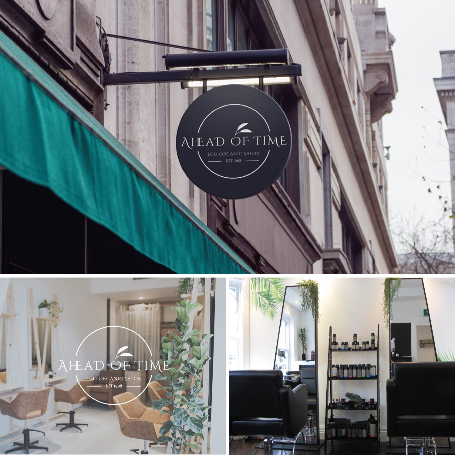 Logo Design by Ellie Afonso for Ahead Of Time Hair and Beauty | Design #23530865