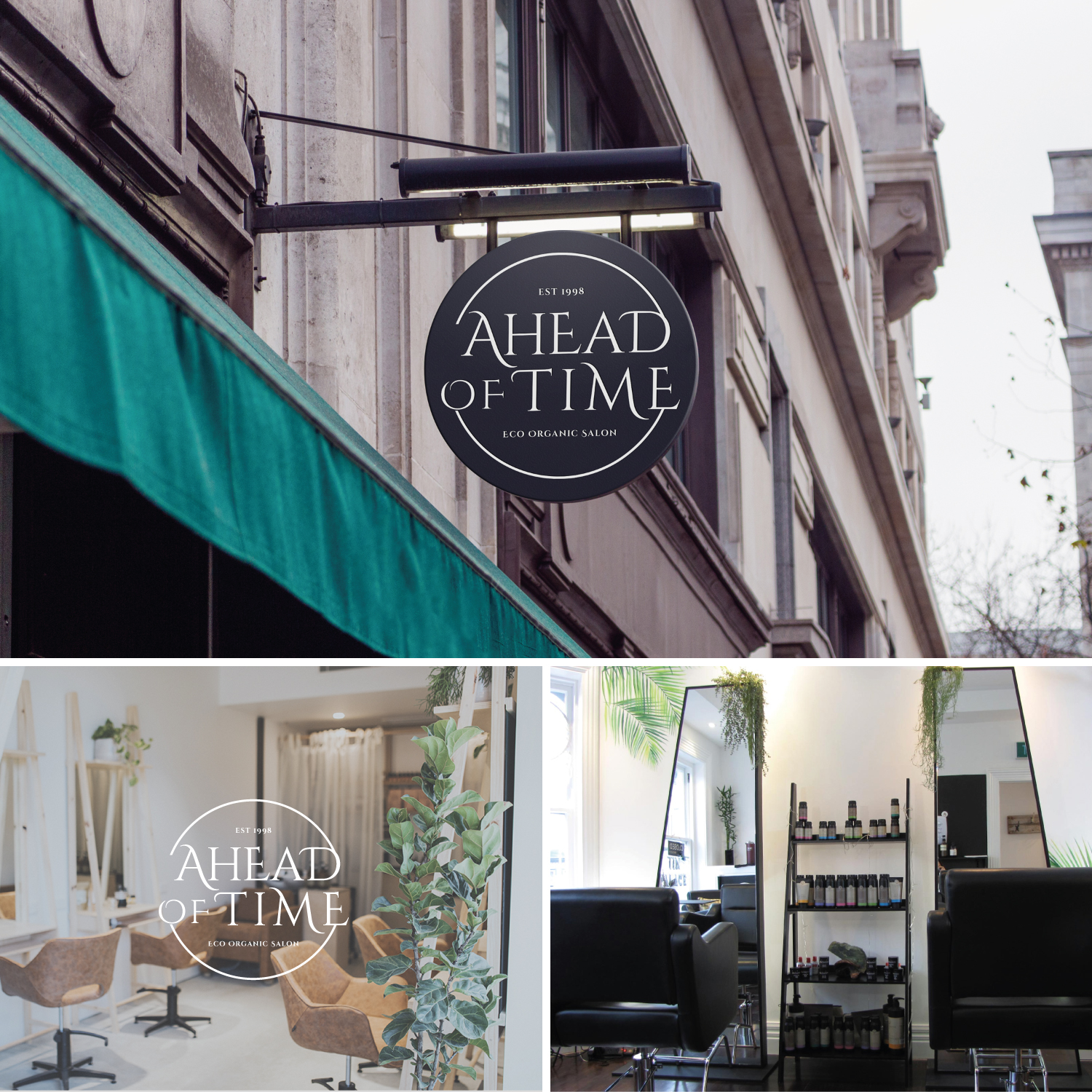 Logo Design by Ellie Afonso for Ahead Of Time Hair and Beauty | Design #23531064