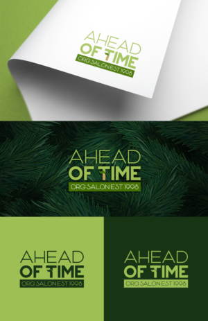 Logo Design by Gexton for Ahead Of Time Hair and Beauty | Design: #23476853