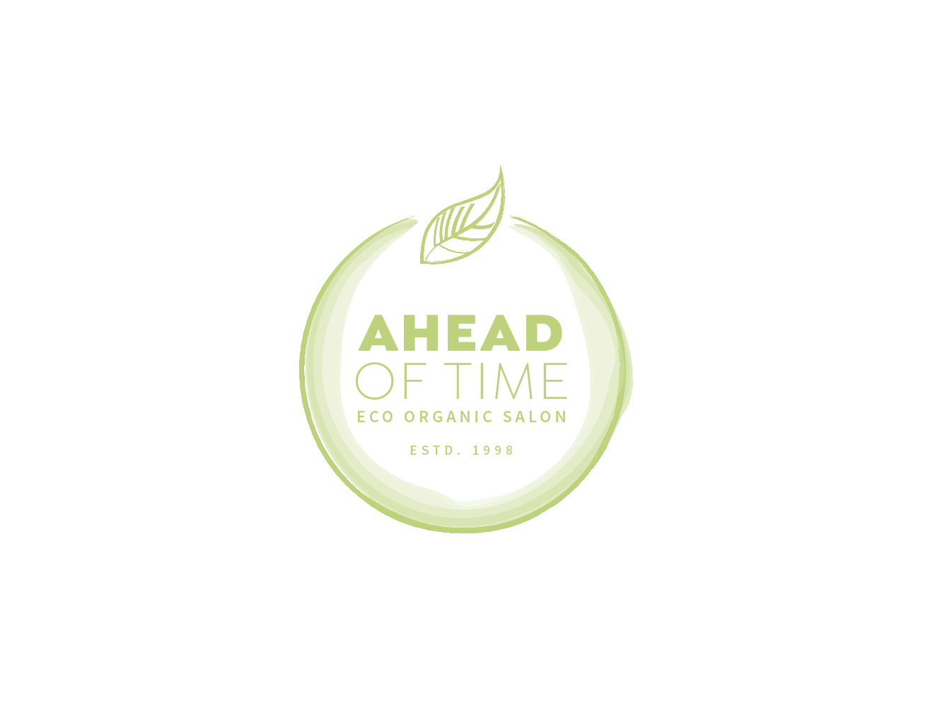 Logo Design by wonderland for Ahead Of Time Hair and Beauty | Design #23487938