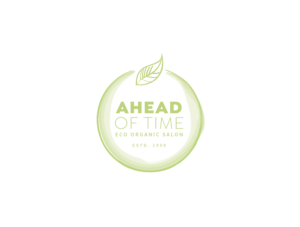 AHead of Time Eco Organic  Salon Est 1998 | Logo Design by wonderland