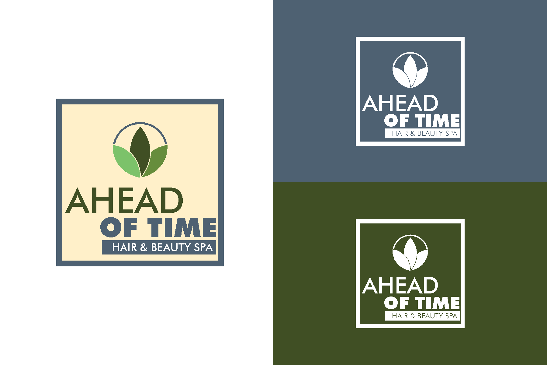 Logo Design by Emran Ali for Ahead Of Time Hair and Beauty | Design #23480388
