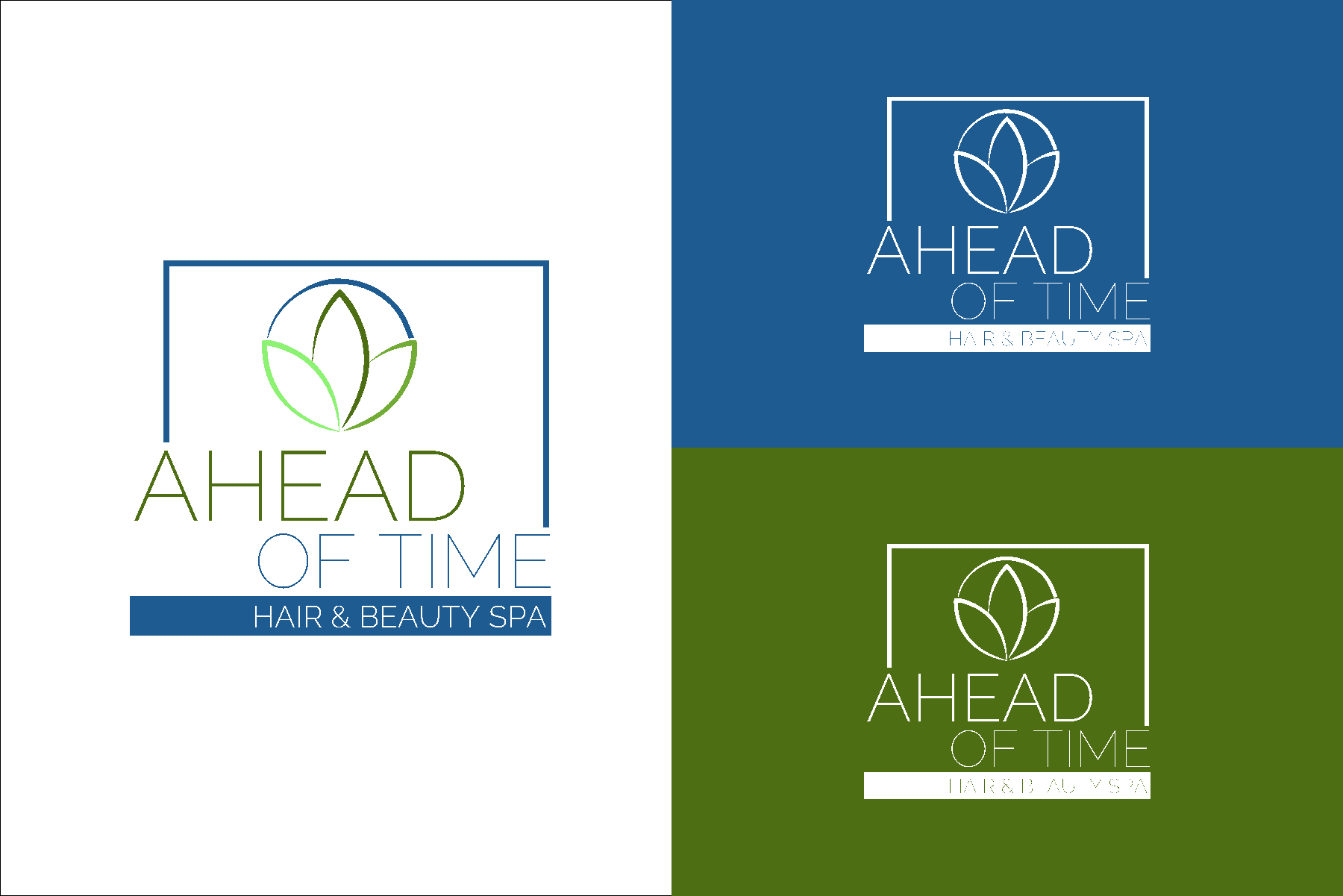 Logo Design by Emran Ali for Ahead Of Time Hair and Beauty | Design #23486423