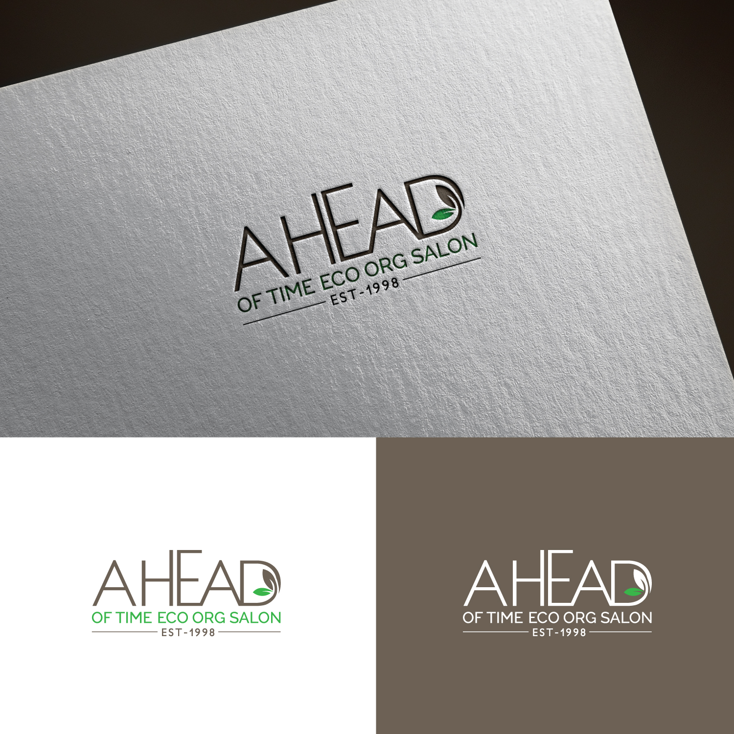 Logo Design by sankar999 for Ahead Of Time Hair and Beauty | Design #23472718