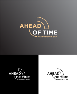 Logo Design by dumx for Ahead Of Time Hair and Beauty | Design: #23479938
