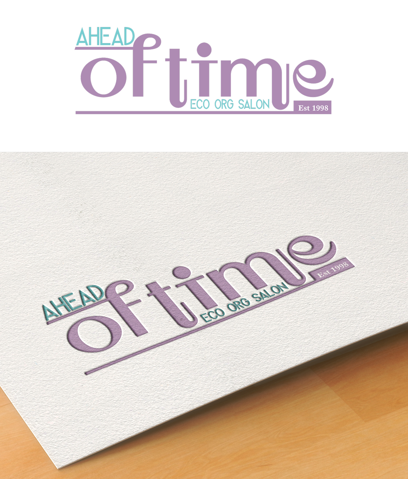 Logo Design by pd graphic 2 for Ahead Of Time Hair and Beauty | Design #23477627